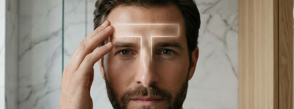 La zone T du visage : définition scientifique et spécificités cutanées