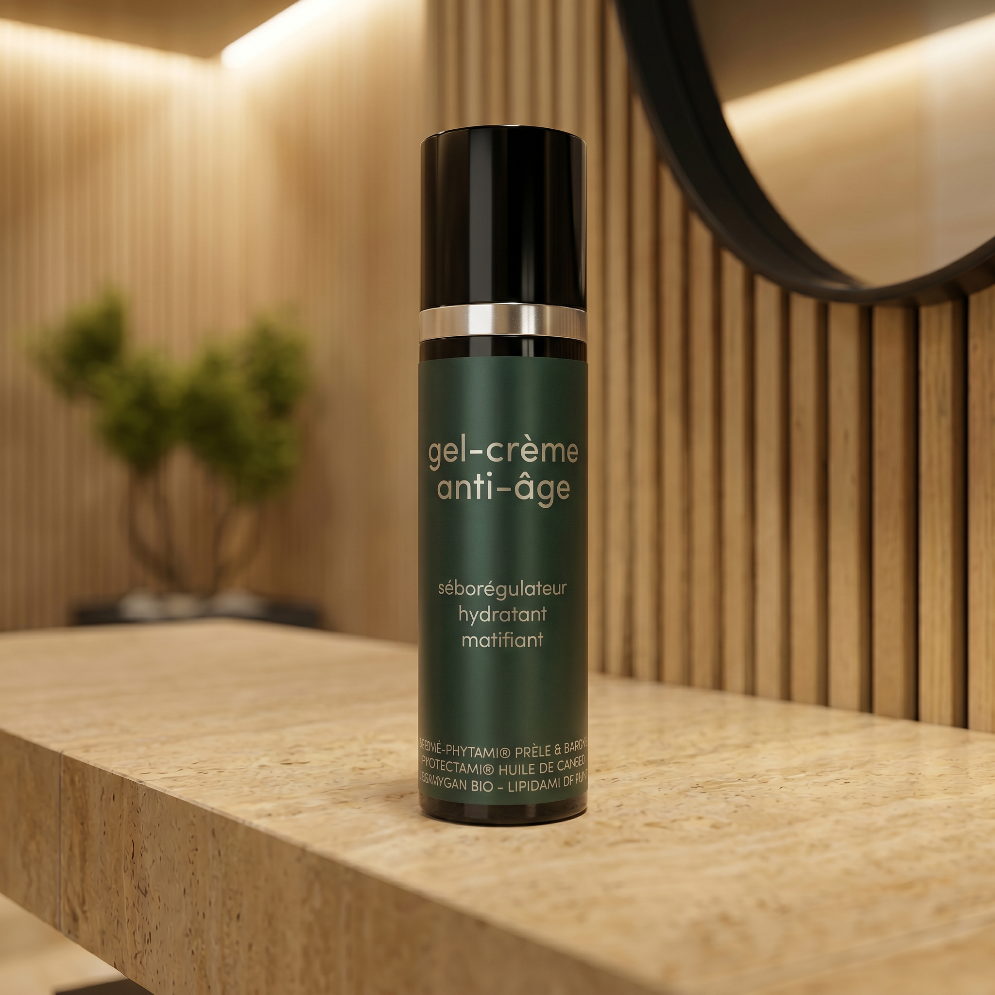 Gel crème anti-âge Frank Falleur, soin visage homme premium pour une peau plus ferme et visiblement revitalisée.